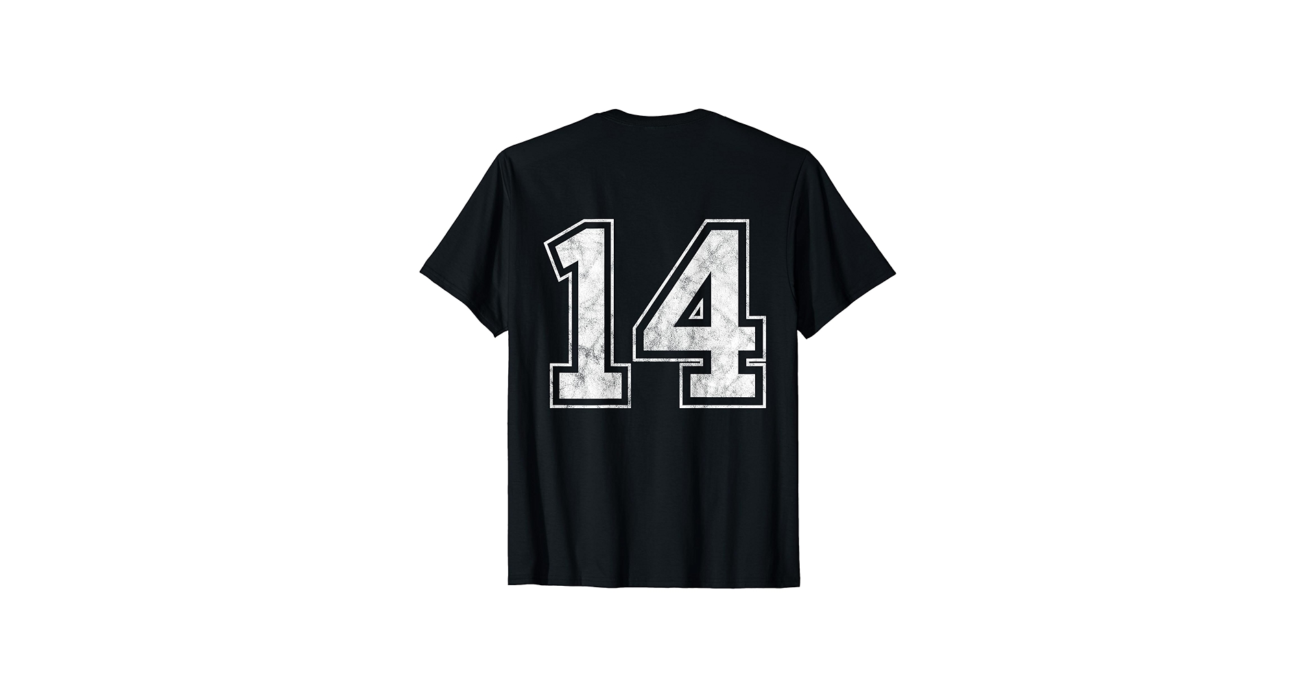 Amazon | 背面に14番。 Tシャツ | Tシャツ・カットソー 通販